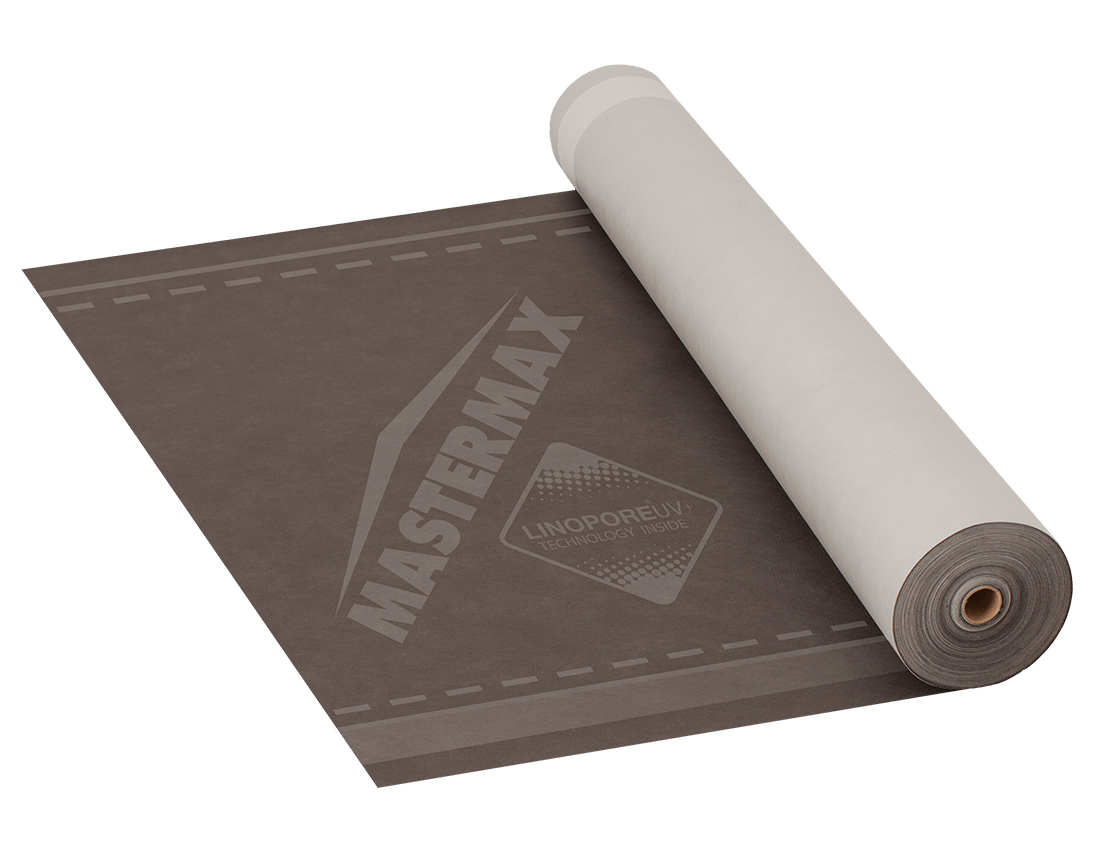 Супердифузійна гідроізоляційна мембрана MASTERMAX PREMIUM 120 SA2 з самоклеючою стрічкою (75м2)